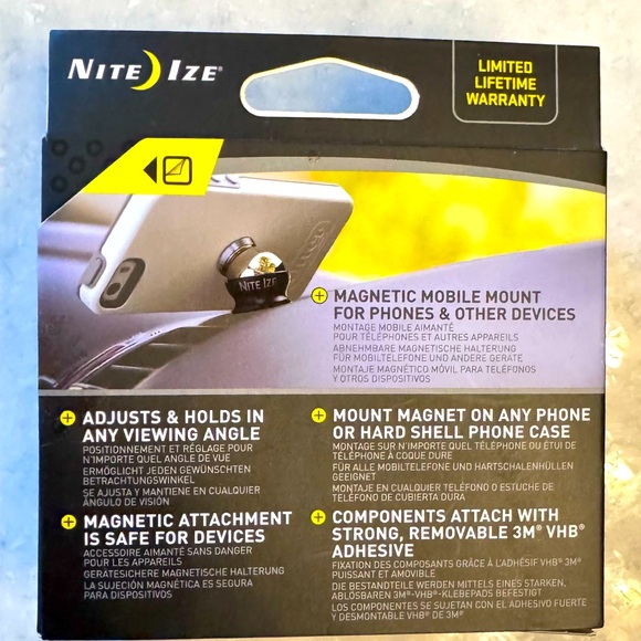NIB Steelie Phone Chrome Car Mount - Picture 2 of 2